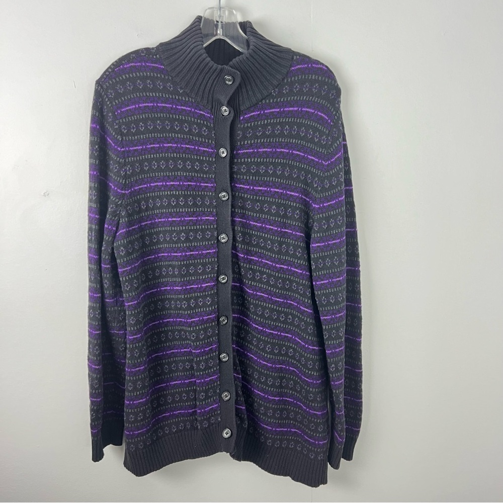 Chaps Fair Isle Cardigan Buttons